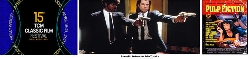 TCM Logo, Pulp Fiction